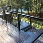 Trex Composite decking and Alumarail railings with cable