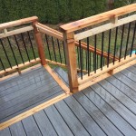 Timbertech Deck w/cedar rails and Dekorator pickets