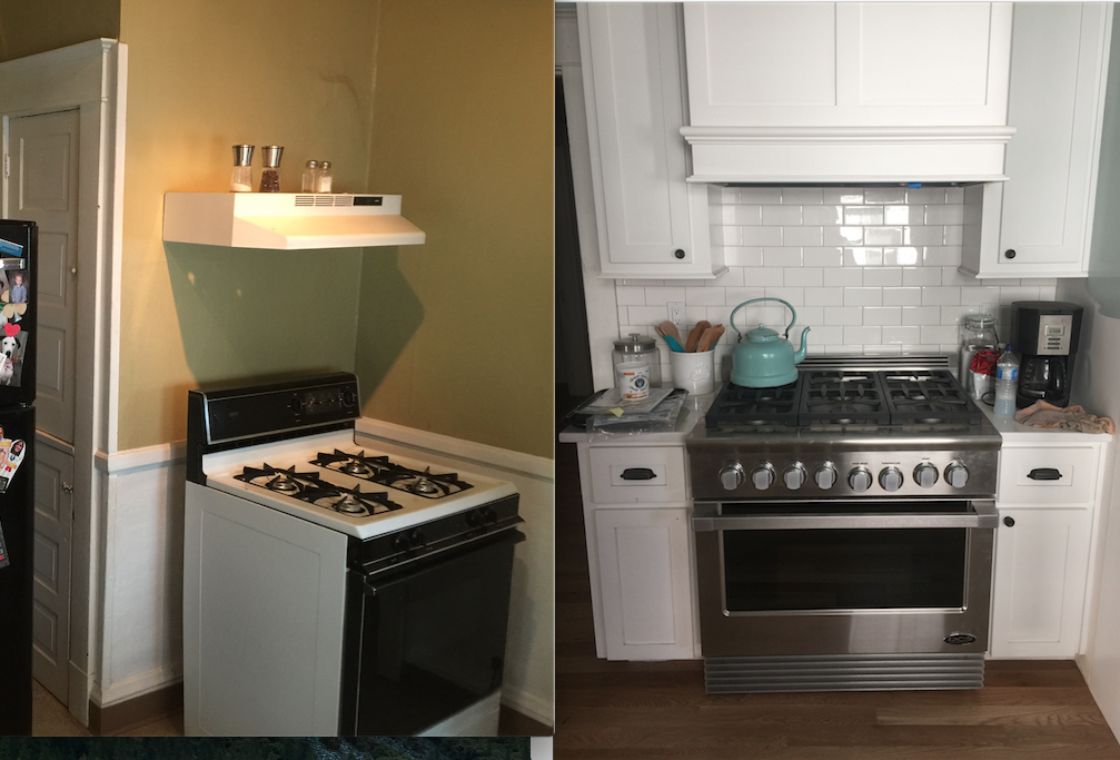 Before And After kitchen Remodel