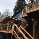 multi level decks with cover