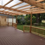 Composite deck with cover