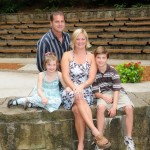 David Izer, Owner of Buildstrong Construction and his family