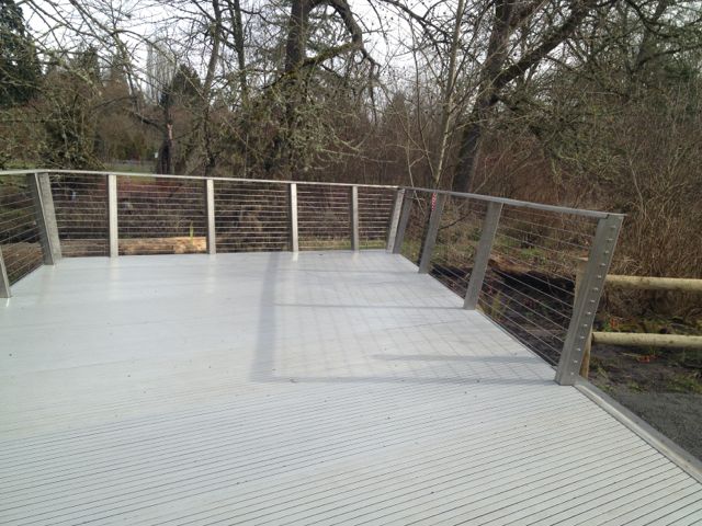 Wetlands Deck and cable rail
